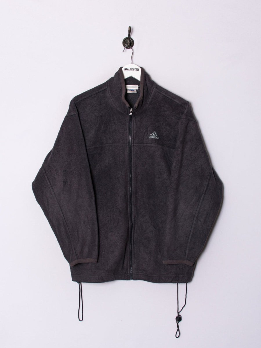 Impalavintage Adidas Grey Ii Fleece Hot