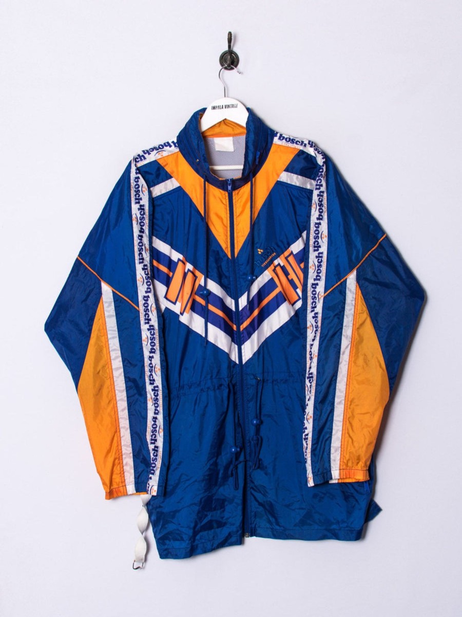 Impalavintage Bosch Blue & Orange Light Jacket Best