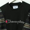 Impalavintage Champion Black Rework Sweatshirt New