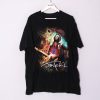 Impalavintage Hendrix Black Cotton Tee Wholesale