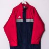 Impalavintage Adidas Red & Blue Long Jacket Best