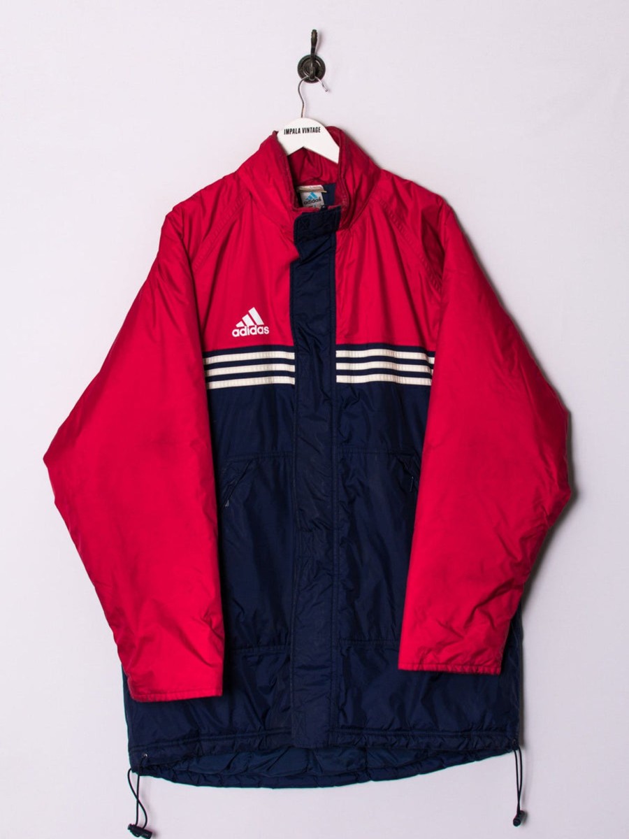 Impalavintage Adidas Red & Blue Long Jacket Best