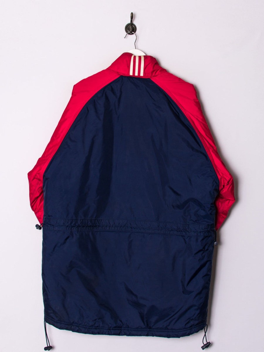 Impalavintage Adidas Red & Blue Long Jacket Best