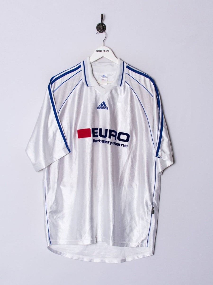 Impalavintage Adidas White Retro Jersey Wholesale