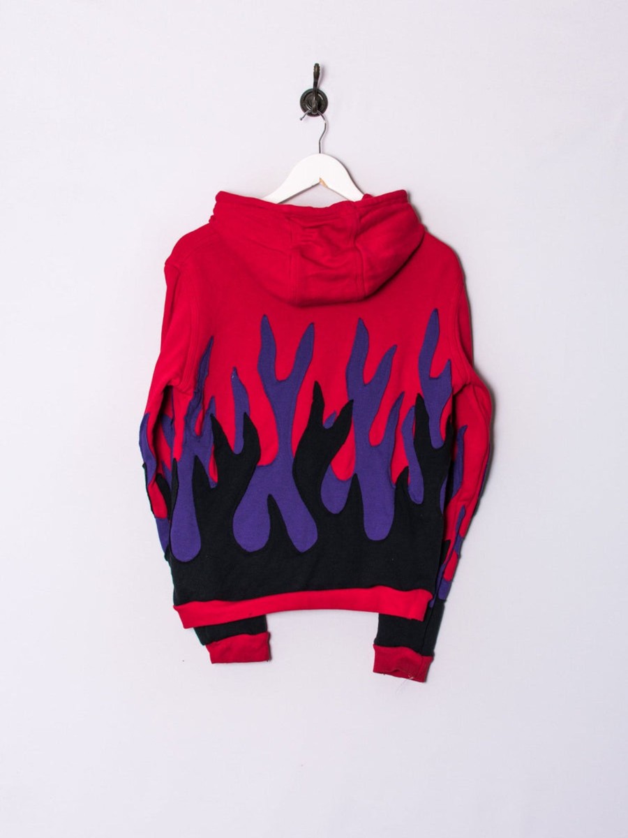 Impalavintage Nike Red Rework Hoodie Online