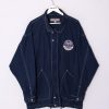 Impalavintage Naf Naf Navy Blue Light Jacket Wholesale