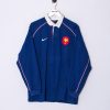 Impalavintage France National Team Ffr Nike Official Rugby 2002 Long Sleeves Poloshirt Clearance