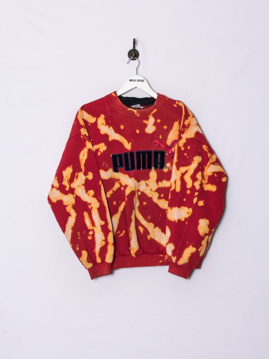 Impalavintage Puma Tie Dye Sweatshirt New