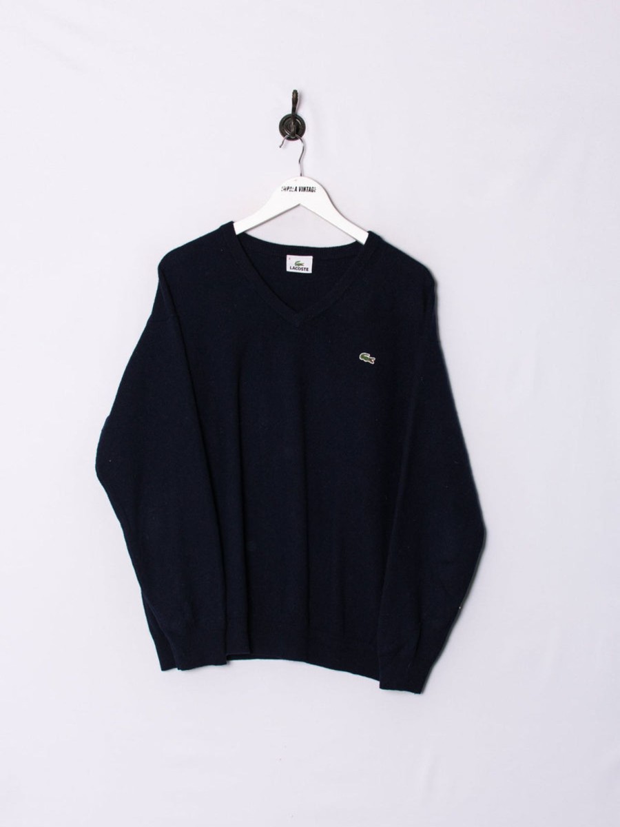 Impalavintage Lacoste V-Neck Sweater Wholesale