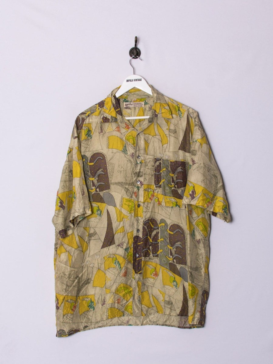 Impalavintage Angelo Litrico Silk Shirt Wholesale