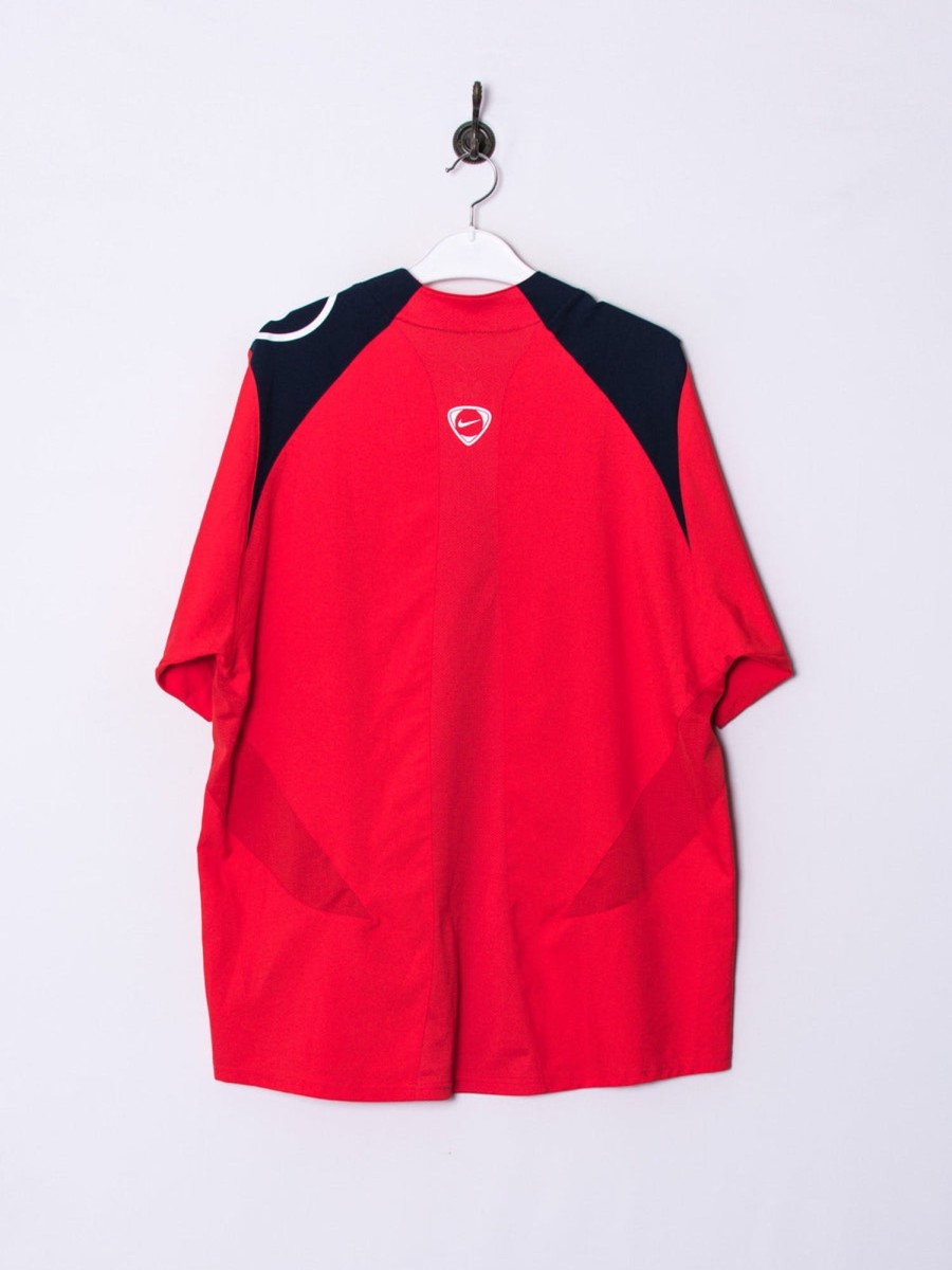 Impalavintage Nike Total90 Red Dri Fit Tee Wholesale