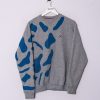 Impalavintage Fila Grey Ii Retro Rework Sweatshirt Wholesale