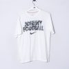 Impalavintage Johnny Football Nike White Cotton Tee Wholesale