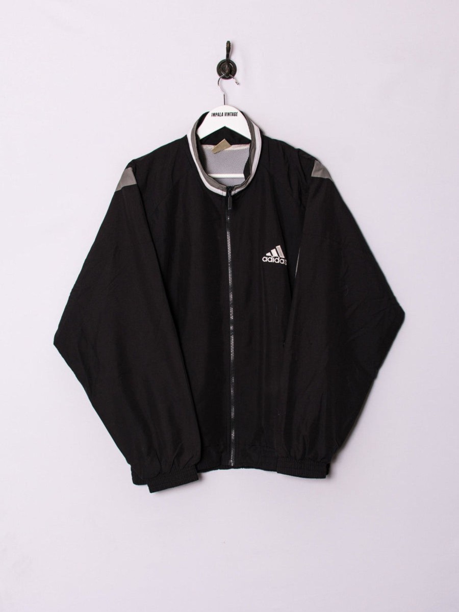 Impalavintage Adidas Black & Grey Tracksuit Best