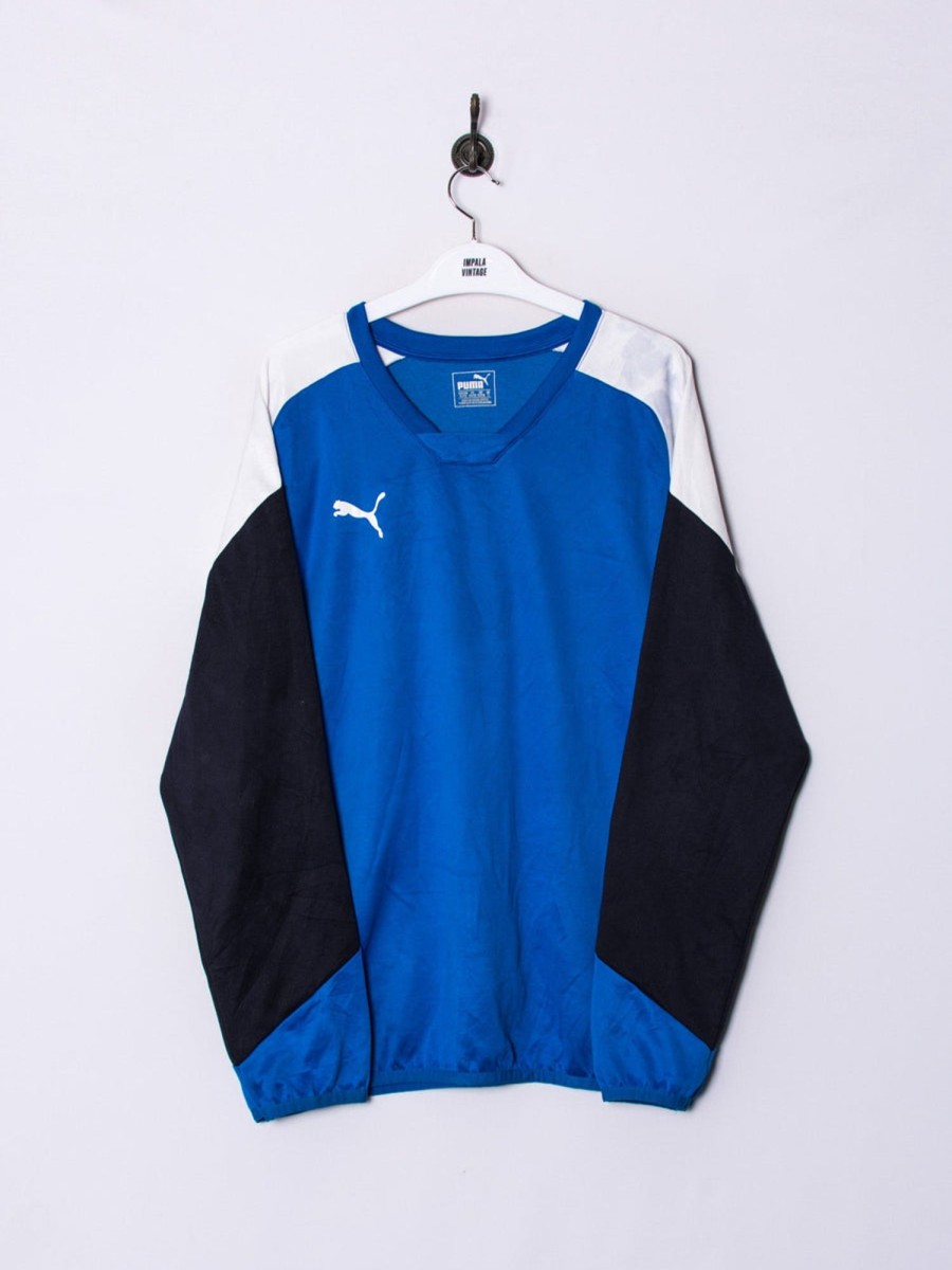 Impalavintage Puma Blue Training Sweatshirt New