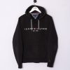 Impalavintage Tommy Hilfiger Black Hoodie New