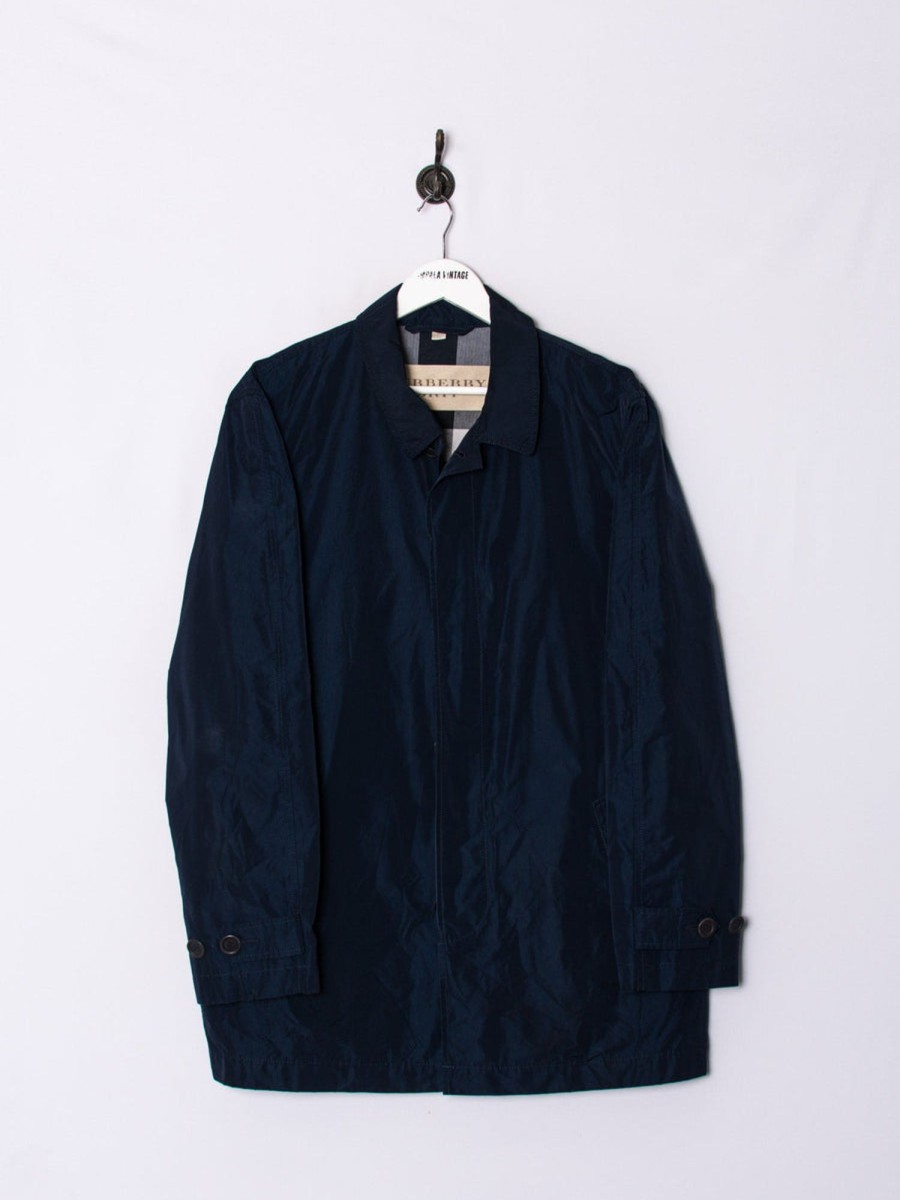 Impalavintage Burberry Navy Blue Jacket New