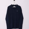 Impalavintage Tommy Hilfiger Navy Blue Long Sleeves Poloshirt Hot