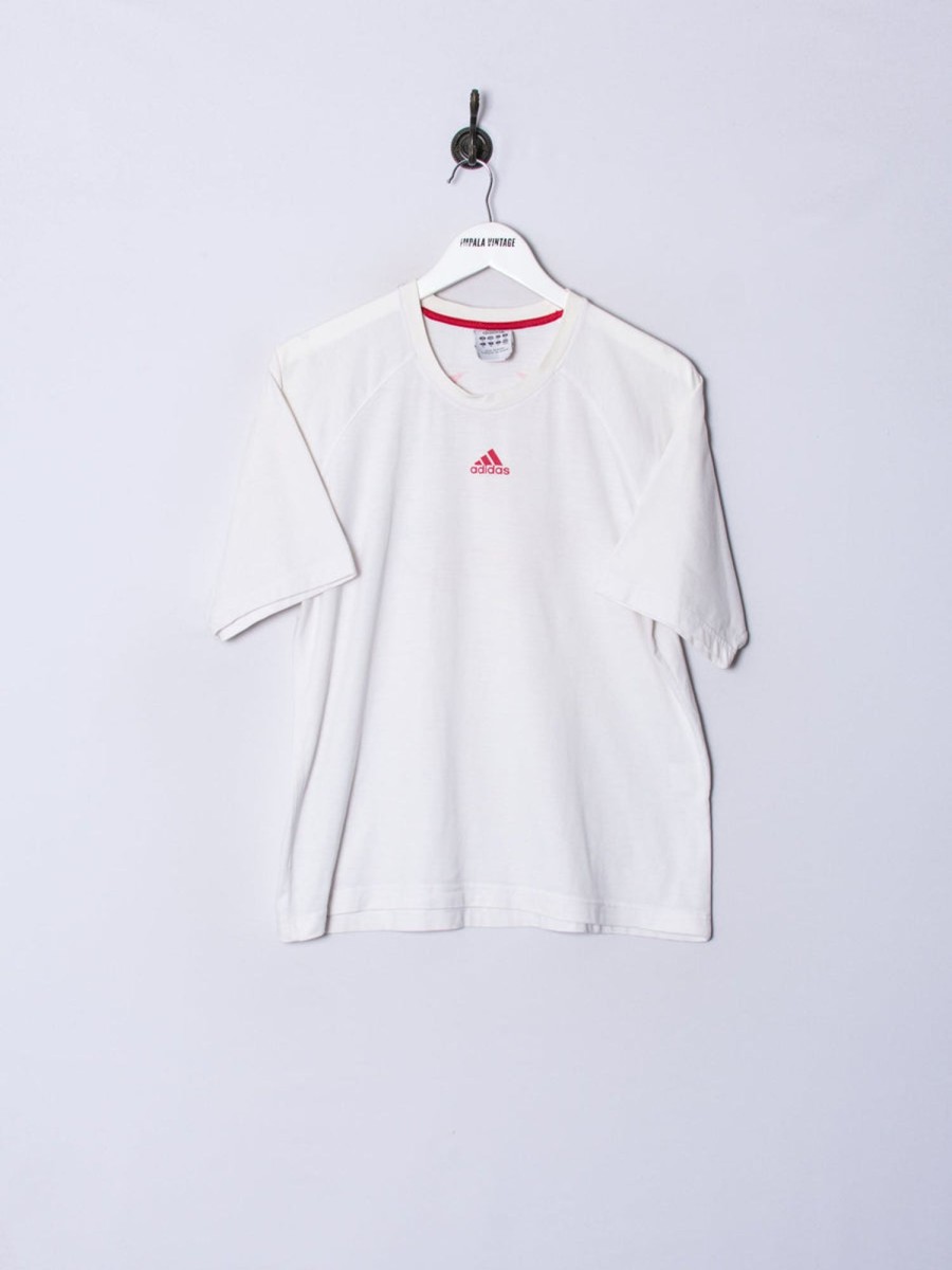 Impalavintage Adidas Red Logo Tee Clearance