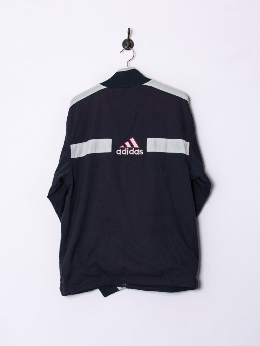 Impalavintage Adidas Blue Track Jacket New