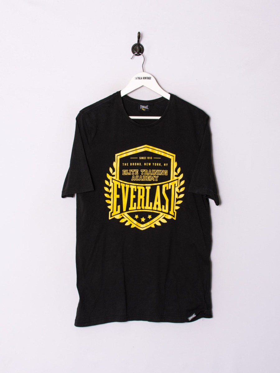 Impalavintage Everlast Black Cotton Tee Online