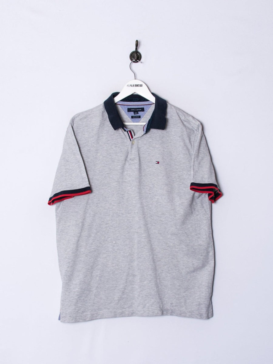 Impalavintage Tommy Hilfiger Grey Poloshirt Online