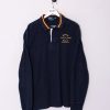 Impalavintage Polo Ralph Lauren Navy Blue Sweatshirt Wholesale