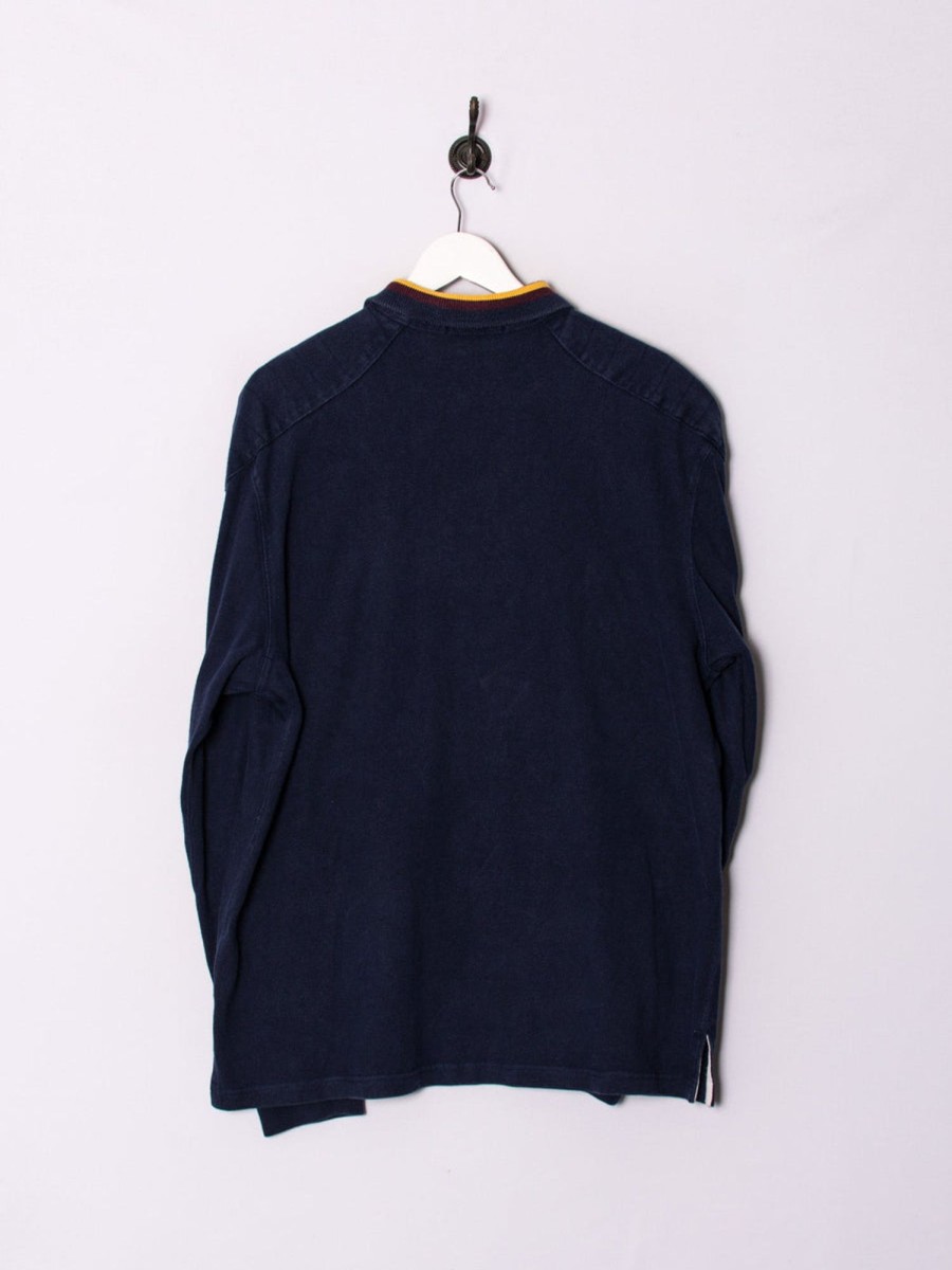 Impalavintage Polo Ralph Lauren Navy Blue Sweatshirt Wholesale