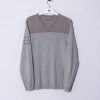 Impalavintage Adidas Grey V-Neck Sweater Best