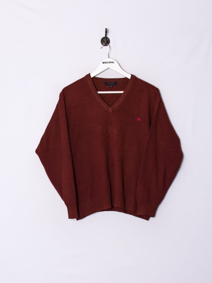 Impalavintage Burberry V-Neck Sweater Clearance