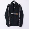 Impalavintage Ellesse Black Jacket Clearance