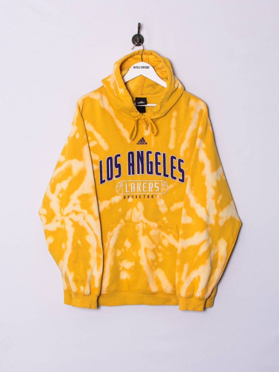 Impalavintage Los Angeles Lakers Adidas Tie Dye Hoodie Clearance