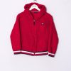 Impalavintage Tommy Hilfiger Red Zipper Fleece Best