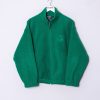 Impalavintage Snc Polartec Green Zipper Fleece New