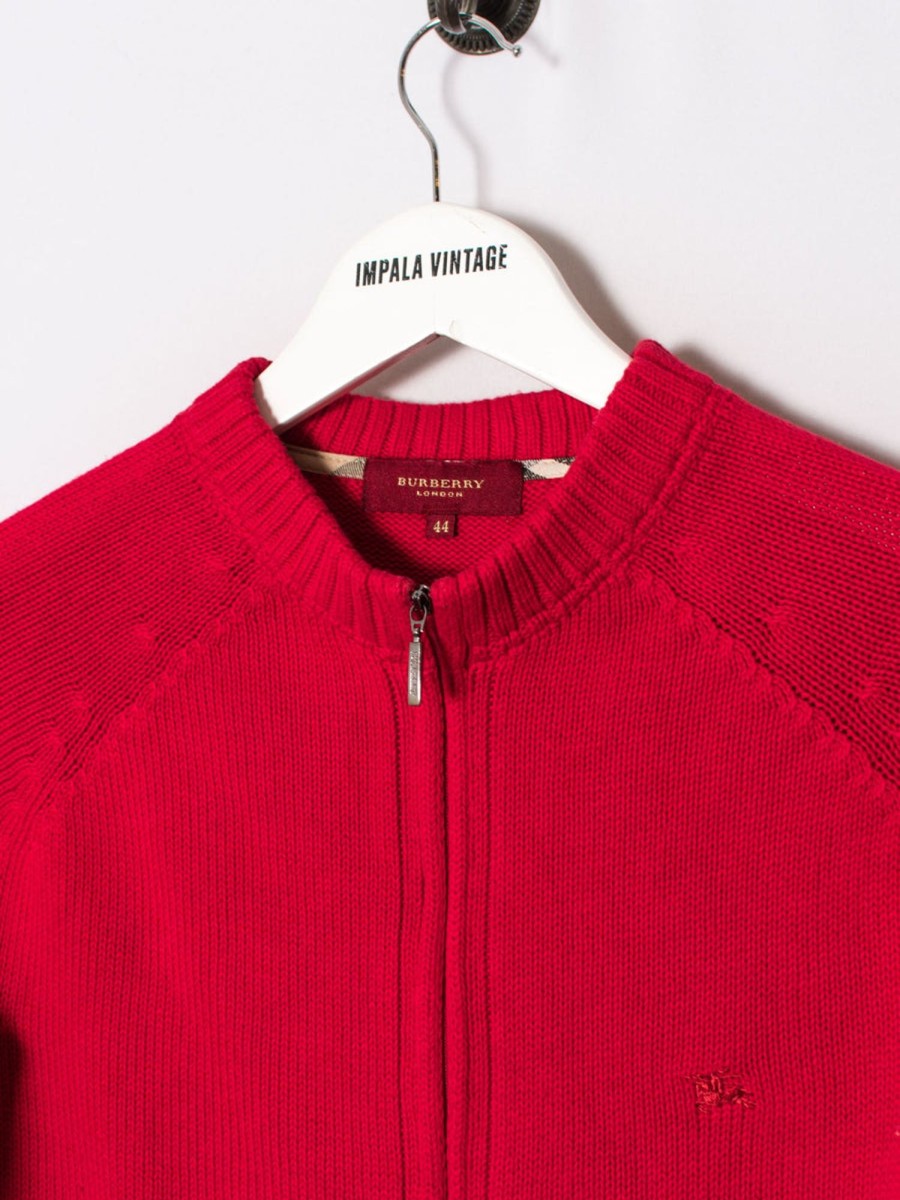 Impalavintage Burberry Zipper Sweater Clearance