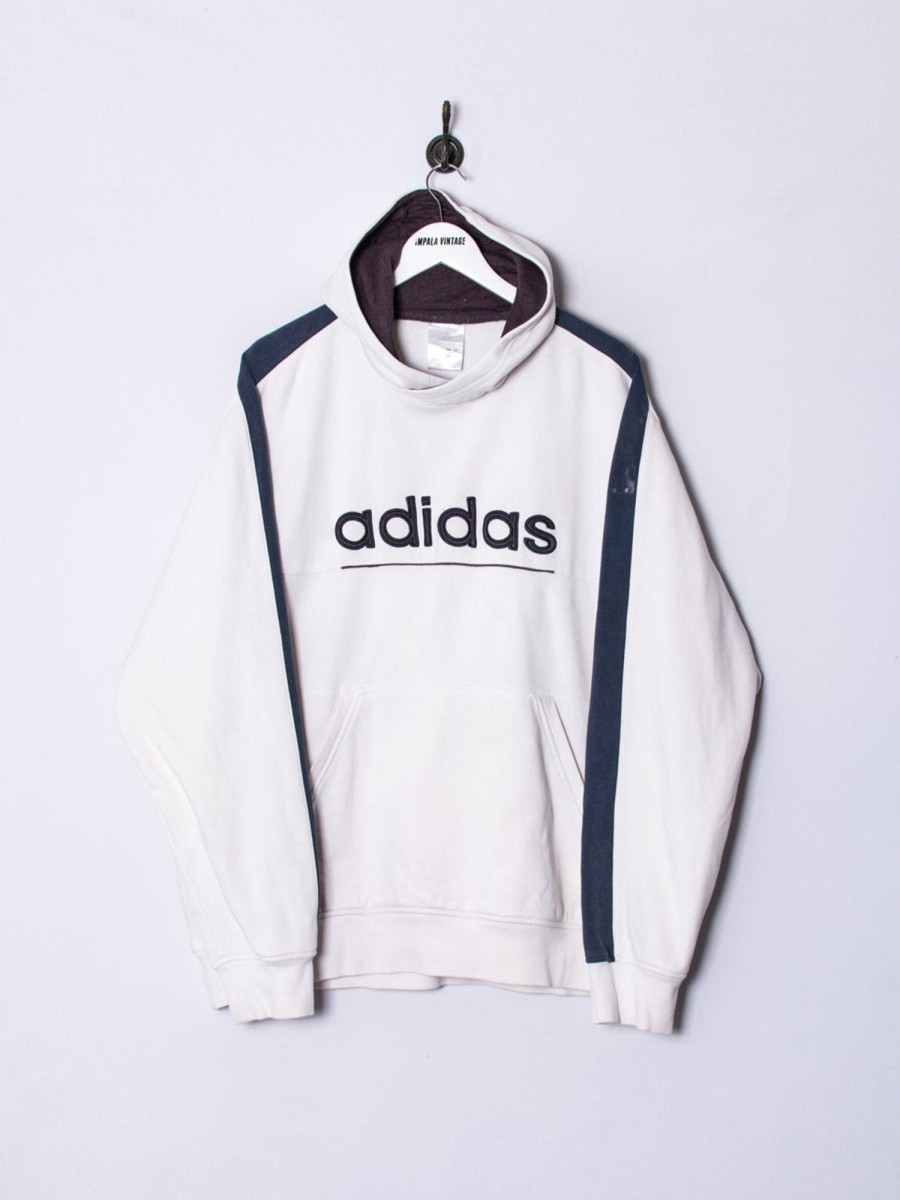 Impalavintage Adidas White Hoodie New