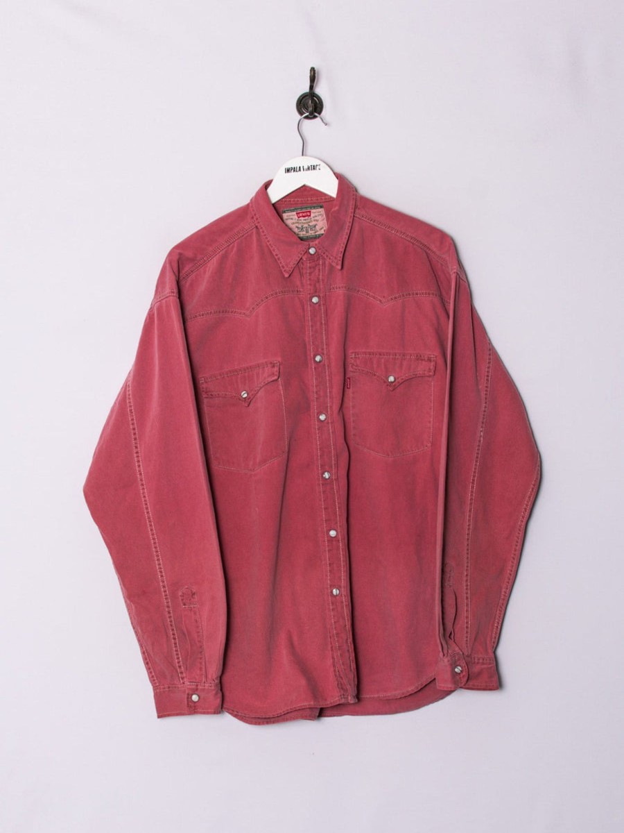 Impalavintage Levi'S Salmon Overshirt Clearance