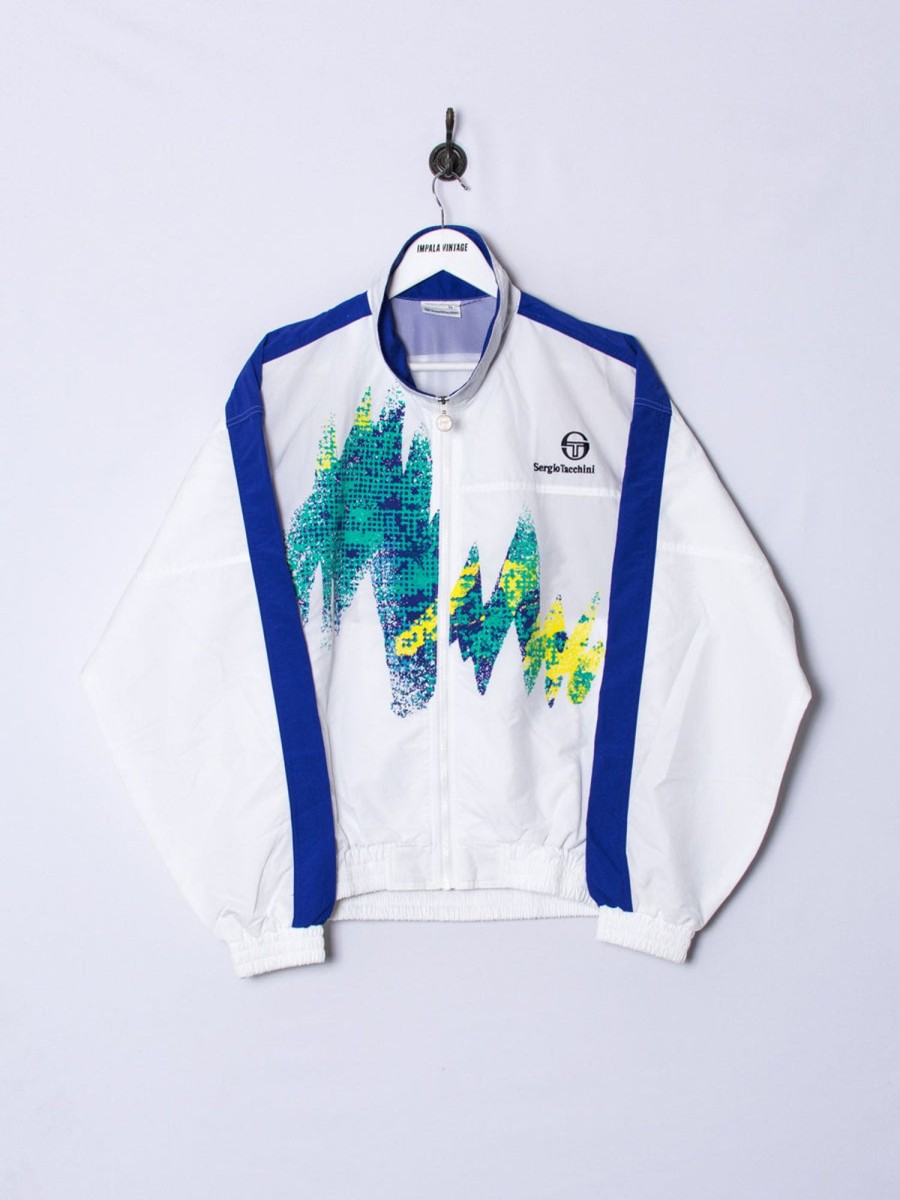 Impalavintage Sergio Tacchini White Tracksuit Hot