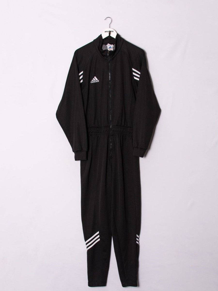 Impalavintage Adidas Black Boilersuit New