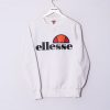 Impalavintage Ellesse White Ii Sweatshirt New