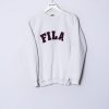 Impalavintage Fila White I Sweatshirt Clearance