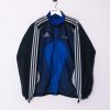 Impalavintage Adidas Navy Blue Track Jacket New