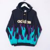 Impalavintage Adidas Navy Blue Rework V Hoodie Wholesale