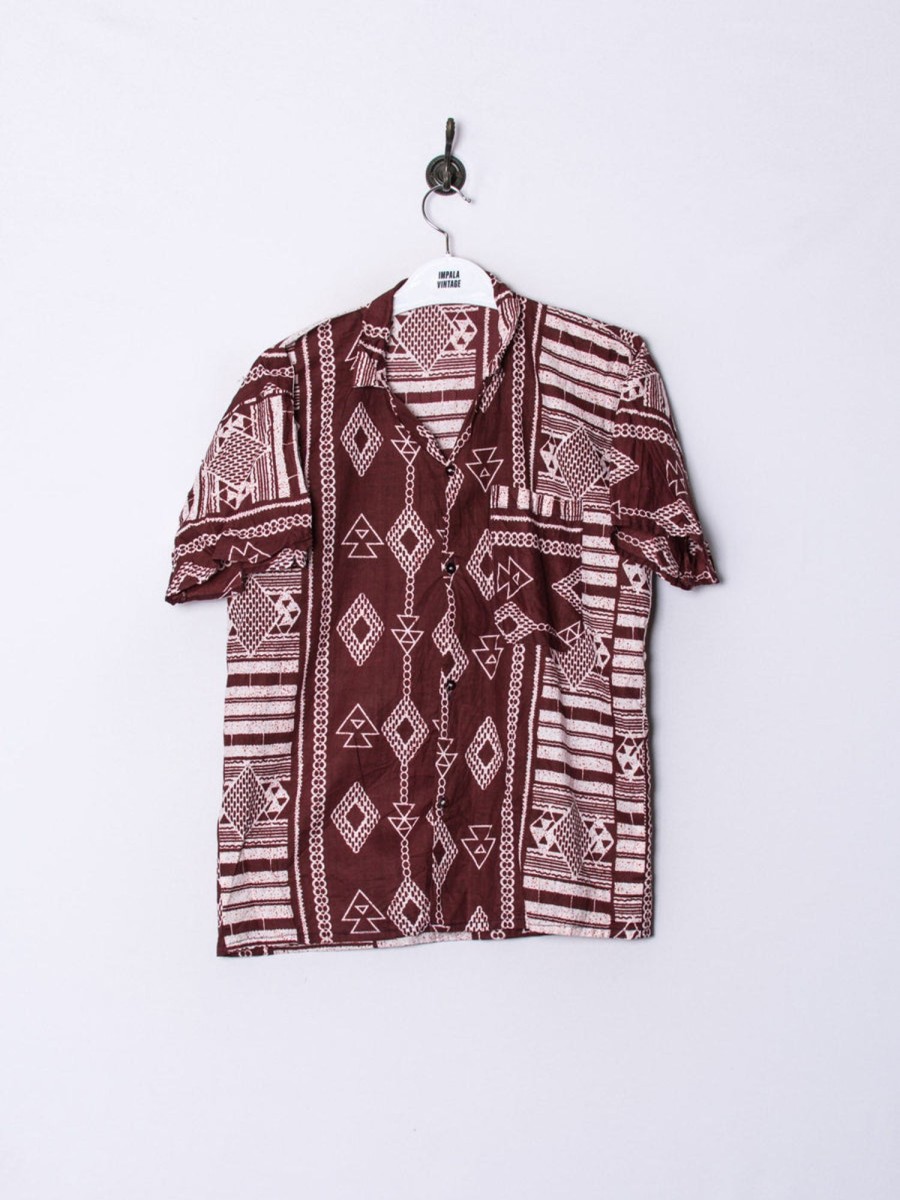 Impalavintage Brown Shirt Wholesale