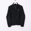 Impalavintage Nike Black Zipper Fleece Clearance