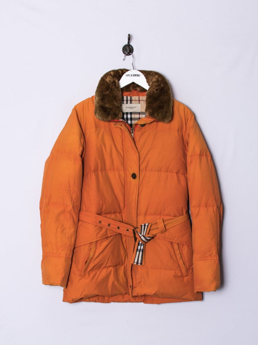 Impalavintage Burberry Orange Heavy Jacket Best