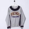 Impalavintage Minnesota Vikings Nfl Rework Sweatshirt Clearance