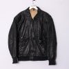 Impalavintage Beache Leather Black Retro Jacket Hot