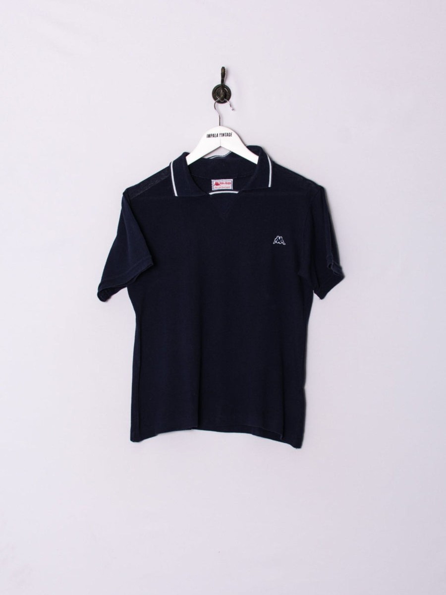 Impalavintage Robe Di Kappa Navy Blue Poloshirt Clearance