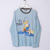 Impalavintage The Simpsons Long Sleeves Tee New